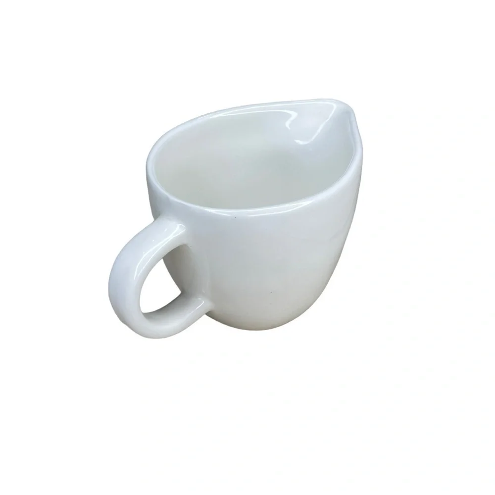 Rae Dunn Cow POUR Typewriter Font Creamer Pitcher